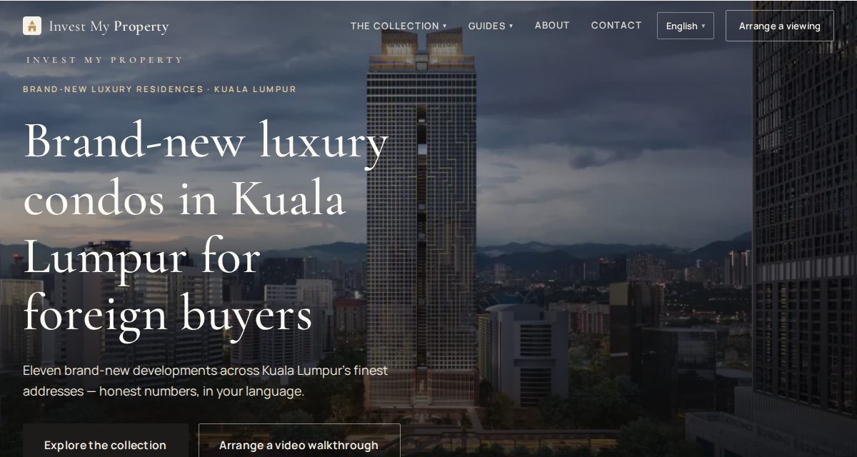 Invest My Property website